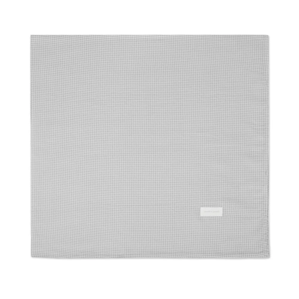 Conjunto de Lençóis para Alcofa Pasito a Pasito Little Bloom Vichy Grey - Image 4
