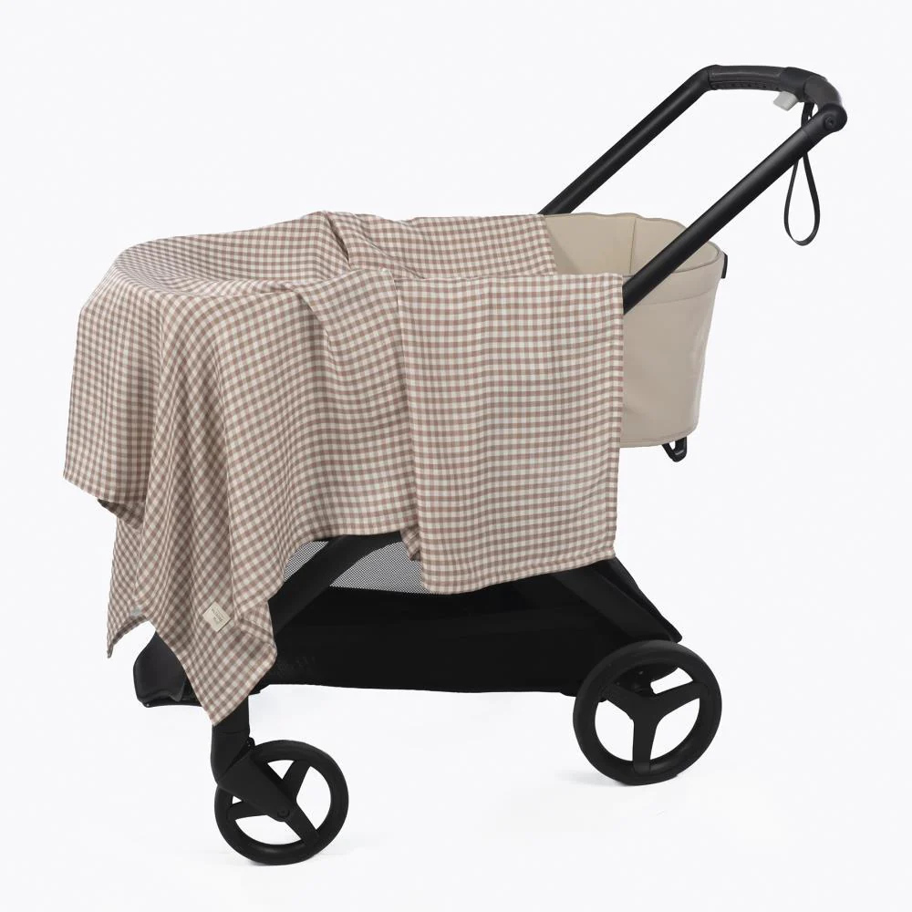 Conjunto de Lençóis para Alcofa Walking Mum Praliné Strips/Vicky Moka - Image 9