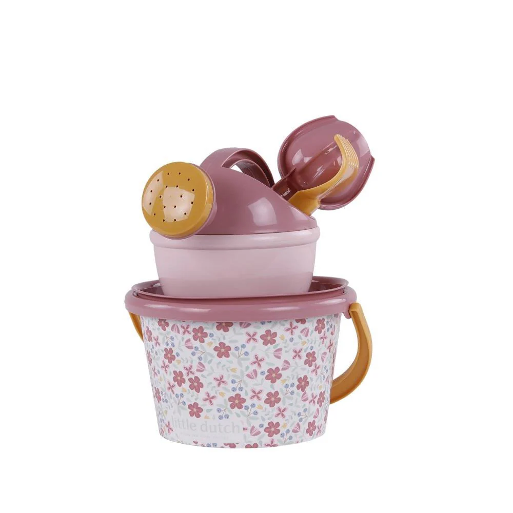Conjunto de Praia Little Dutch Pink Flowers - Image 2