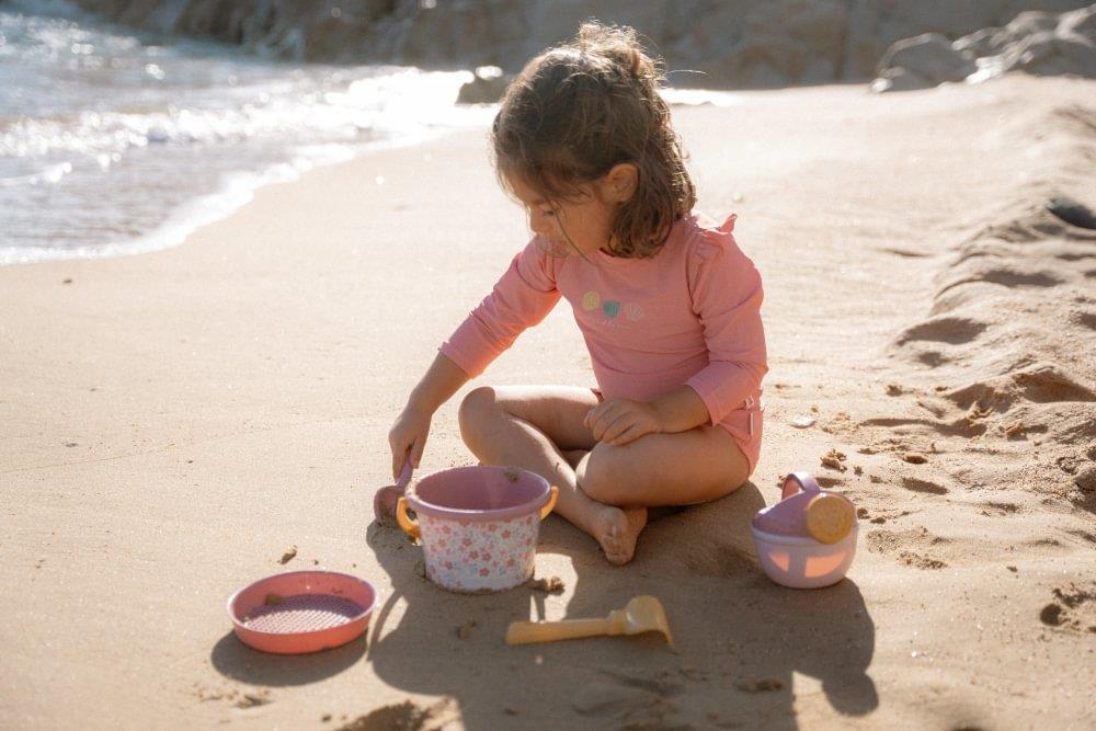 Conjunto de Praia Little Dutch Pink Flowers - Image 5