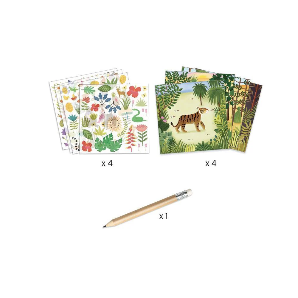 Conjunto para Decalque Inspired by Douanier Rousseau - Image 4
