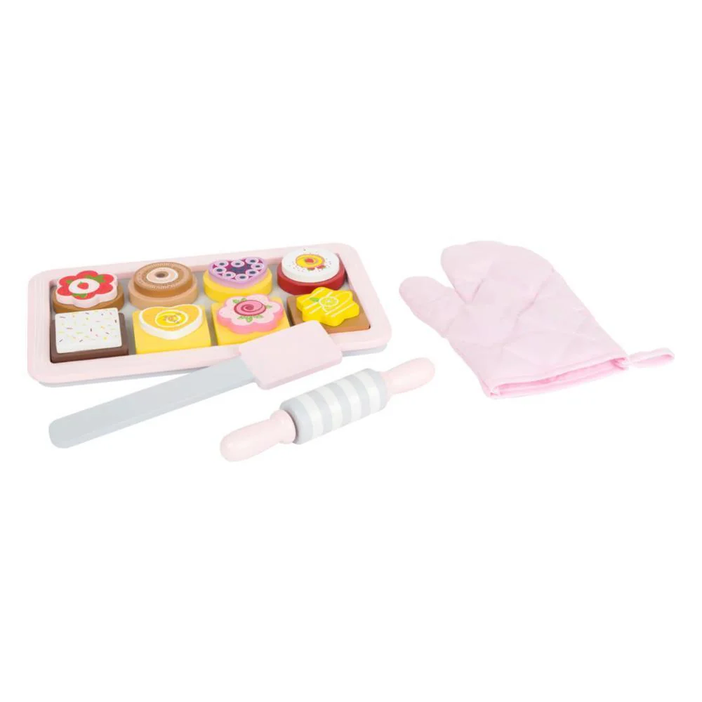 Conjunto para Fazer Bolachas em Madeira Small Foot 12 Peças