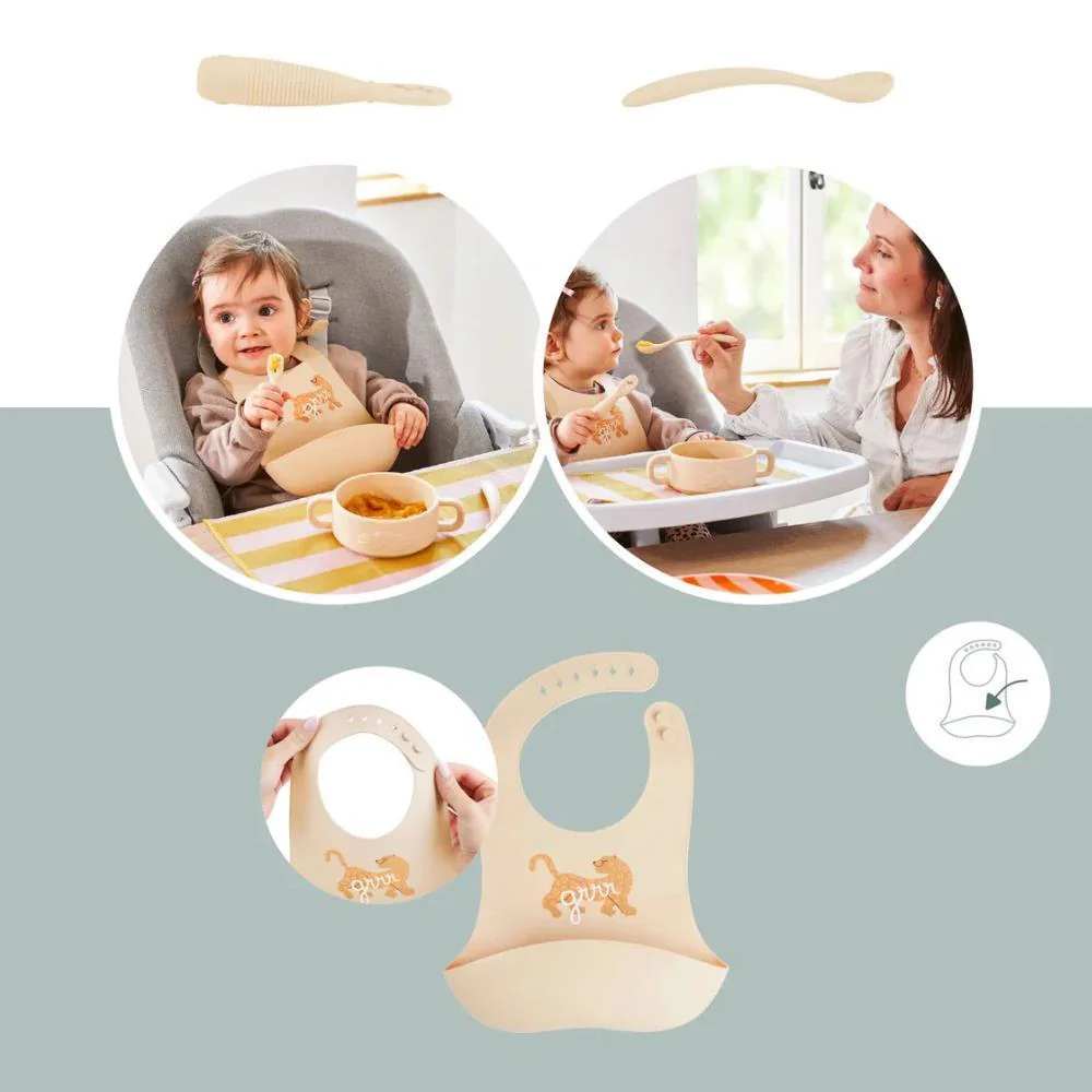 Conjunto Primeiras Refeições em Silicone Babymoov Mini Roar - Image 3