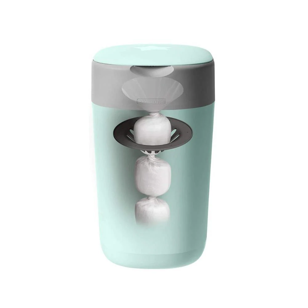 Contentor para Fraldas Tommee Tippee Sangenic Twist and Click Verde - Image 2