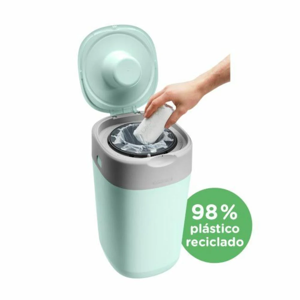 Contentor para Fraldas Tommee Tippee Sangenic Twist and Click Verde - Image 3
