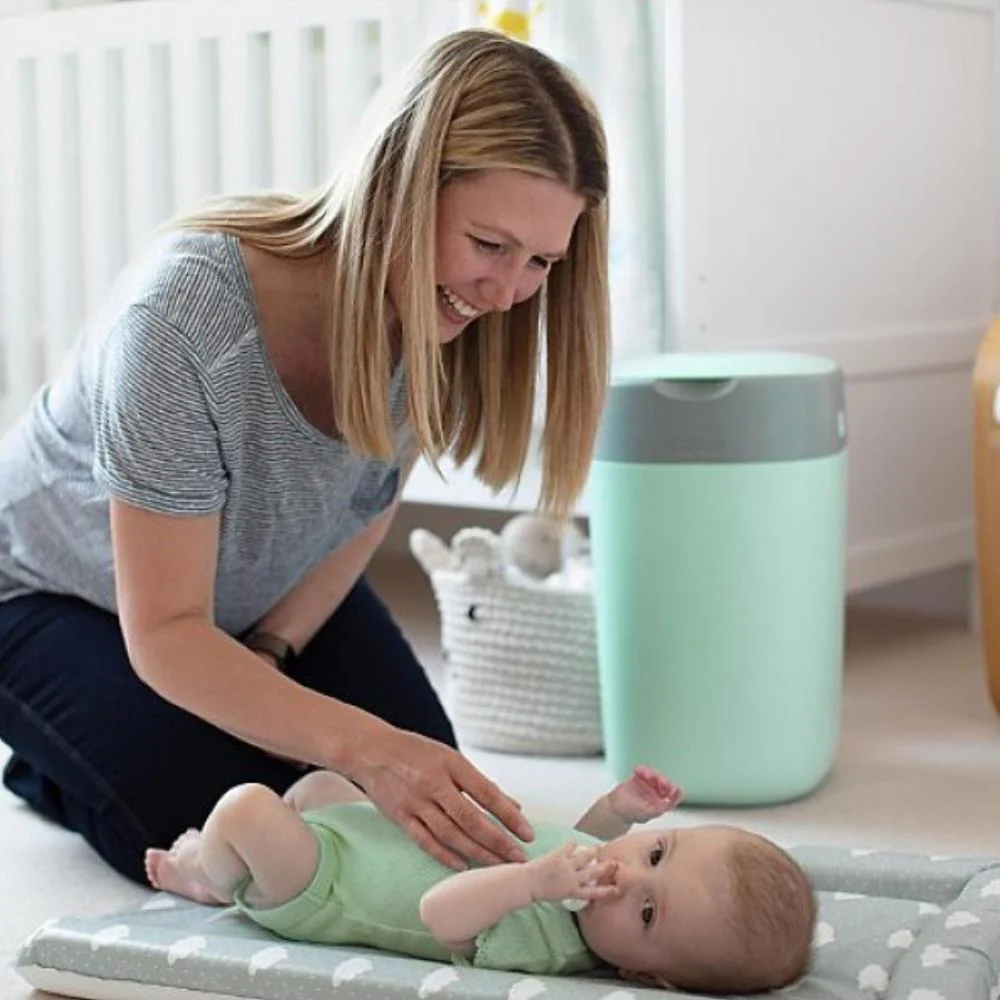 Contentor para Fraldas Tommee Tippee Sangenic Twist and Click Verde - Image 5