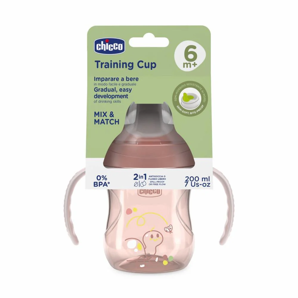 Copo de Aprendizagem Chicco 6m+ Rosa - Image 2