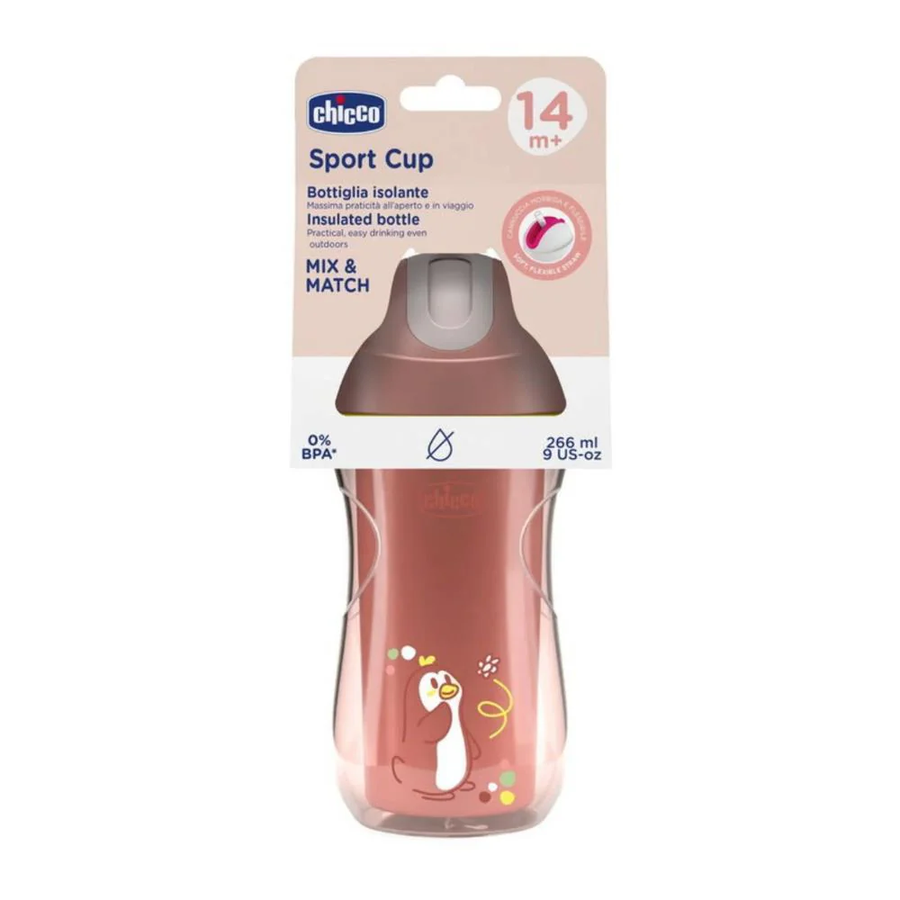 Copo Térmico Chicco 14m+ Rosa - Image 2