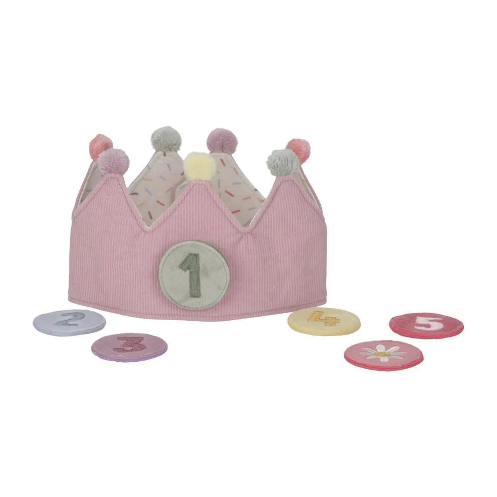 Coroa de Aniversário com Patches Little Dutch Rosa