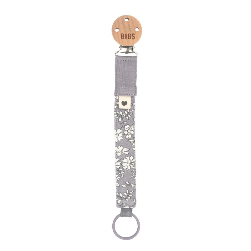 Corrente para Chupeta Bibs Liberty Capel Fossil Grey