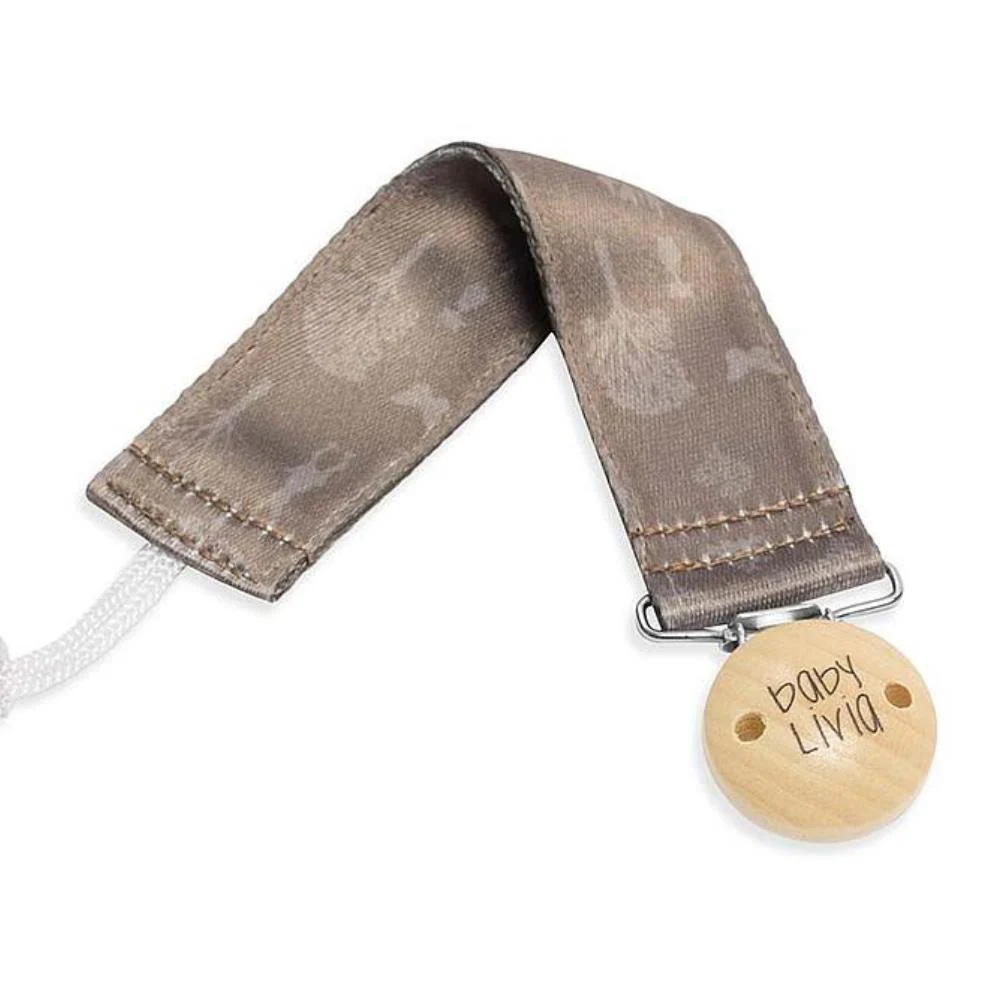 Corrente para Chupeta em Tecido Baby Livia Sky Grey - Image 2