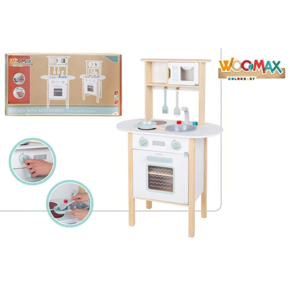 Cozinha com Acessórios em Madeira