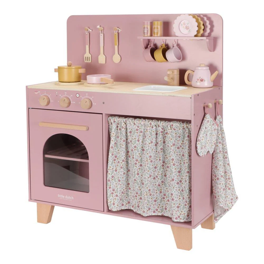 Cozinha com Acessórios em Madeira Little Dutch Pink - Image 3