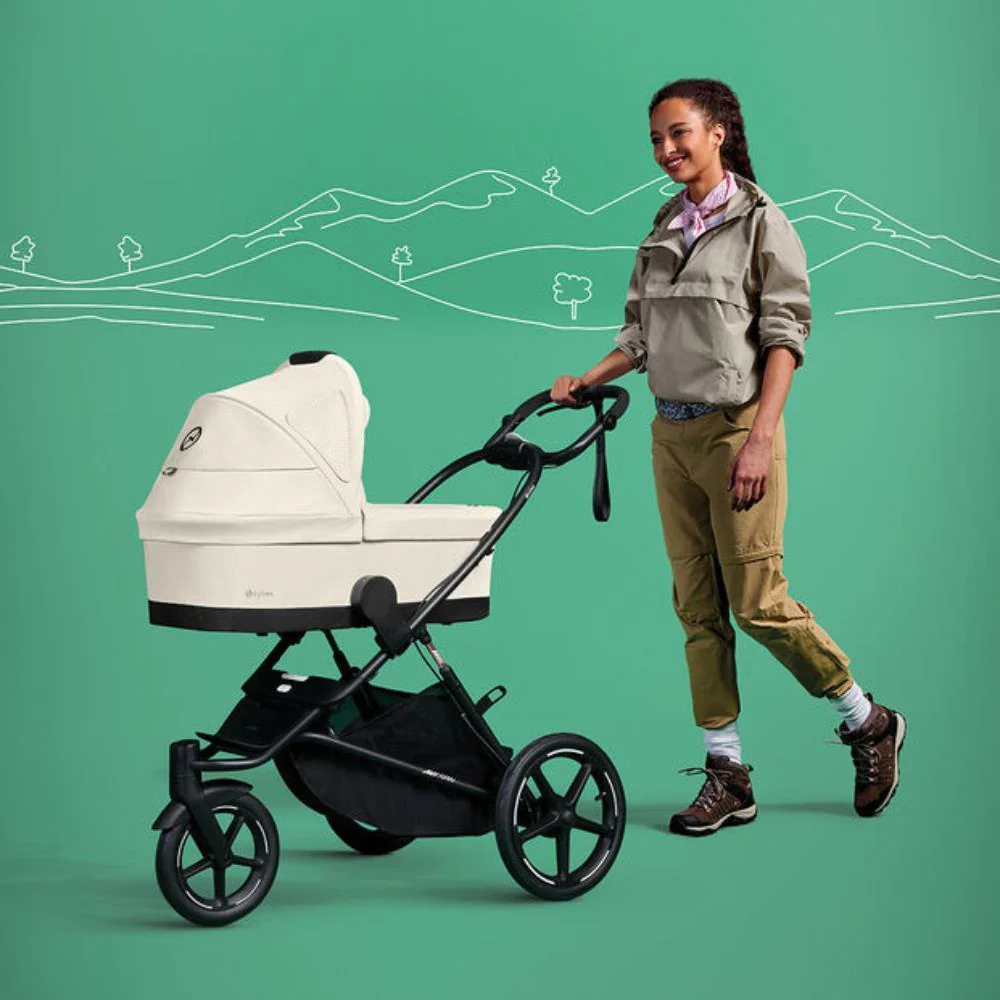 Carrinho Cybex Avi Spin BLK Almond Beige - Image 17