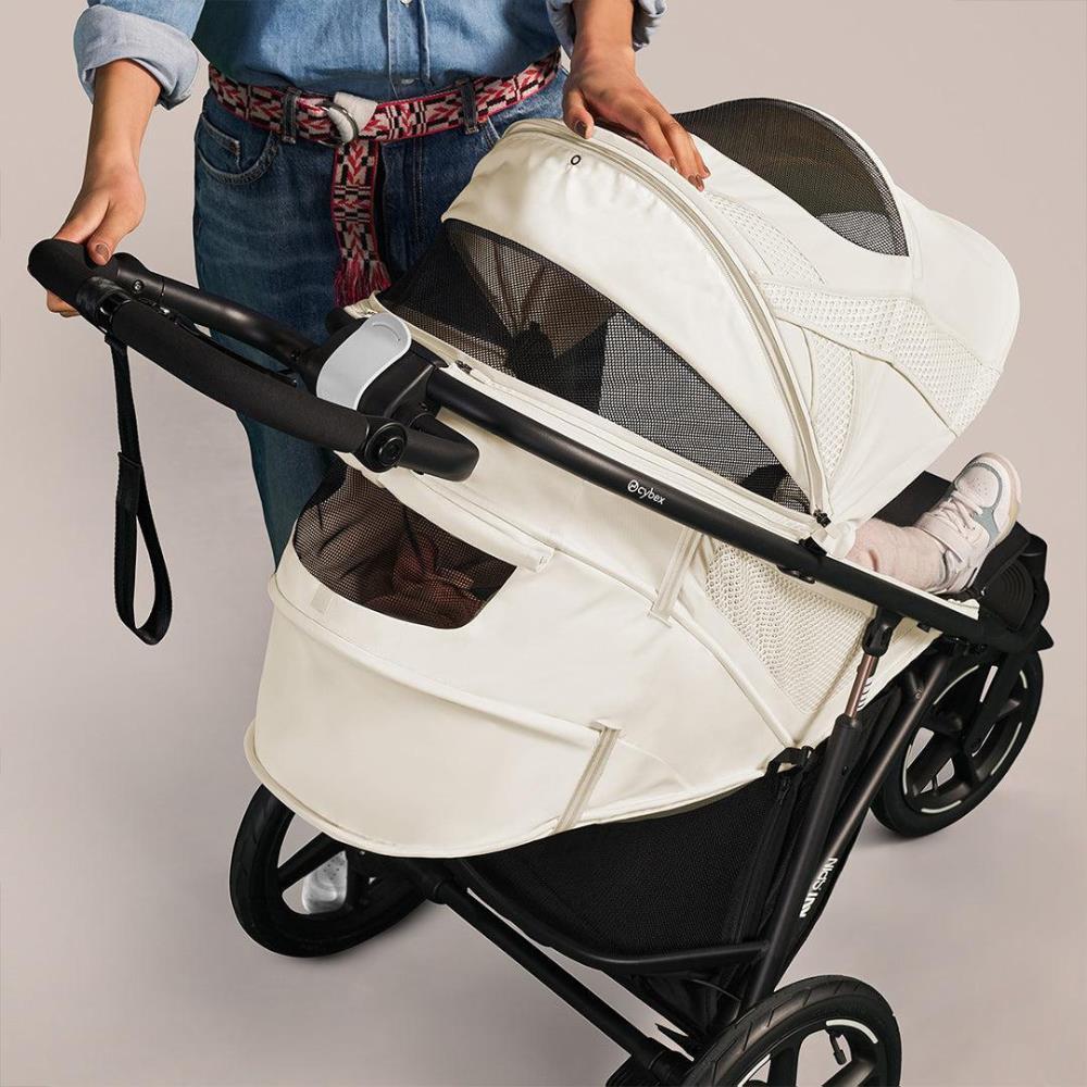 Carrinho Cybex Avi Spin BLK Seashell Beige - Image 13