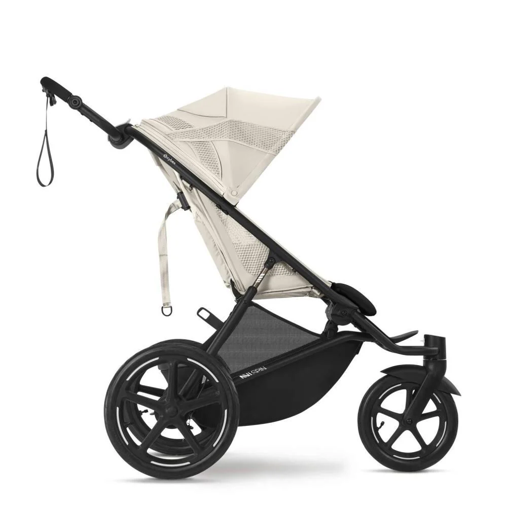 Carrinho Cybex Avi Spin BLK Seashell Beige - Image 3