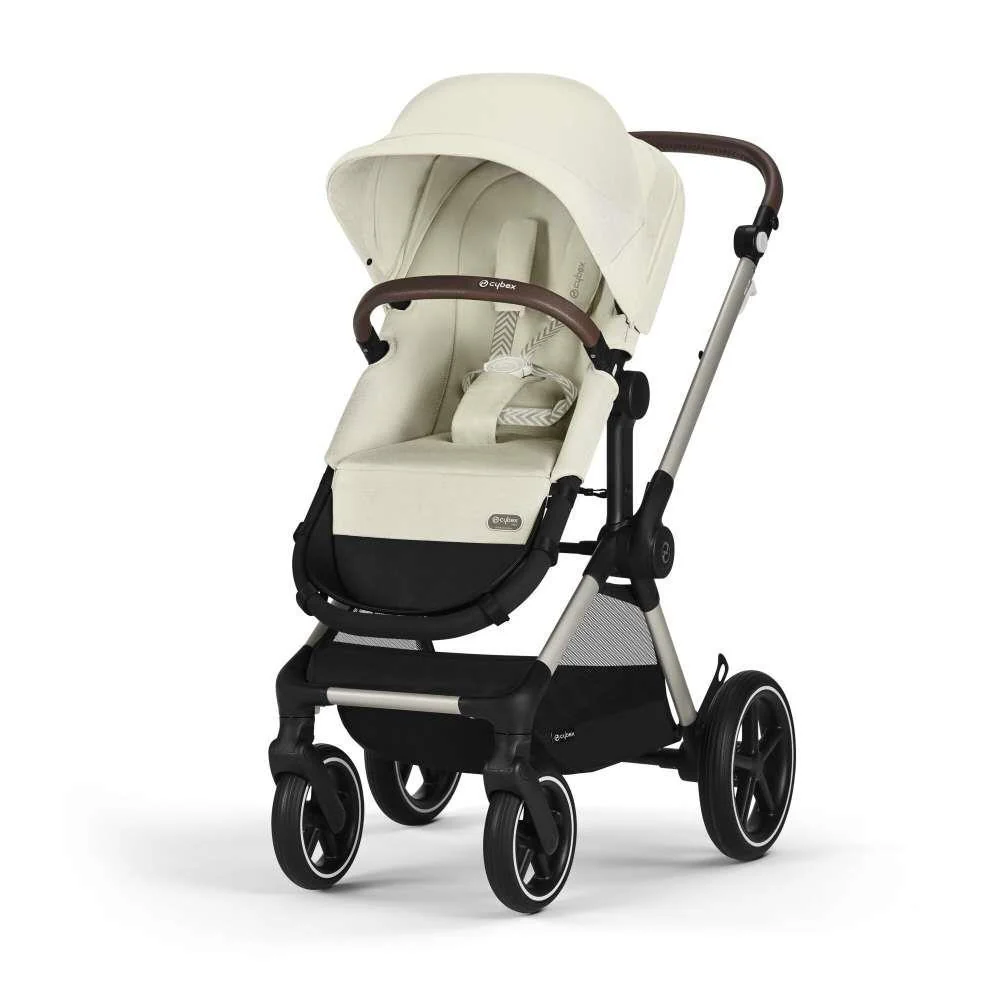 Carrinho Cybex Eos Lux 2 em 1 TPE Seashell Beige - Chassis Taupe - Image 2