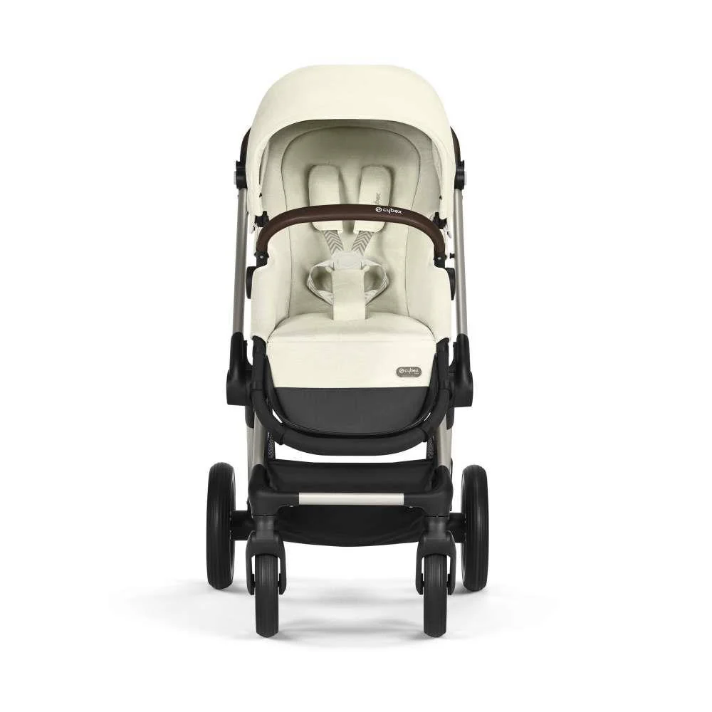 Carrinho Cybex Eos Lux 2 em 1 TPE Seashell Beige - Chassis Taupe - Image 3