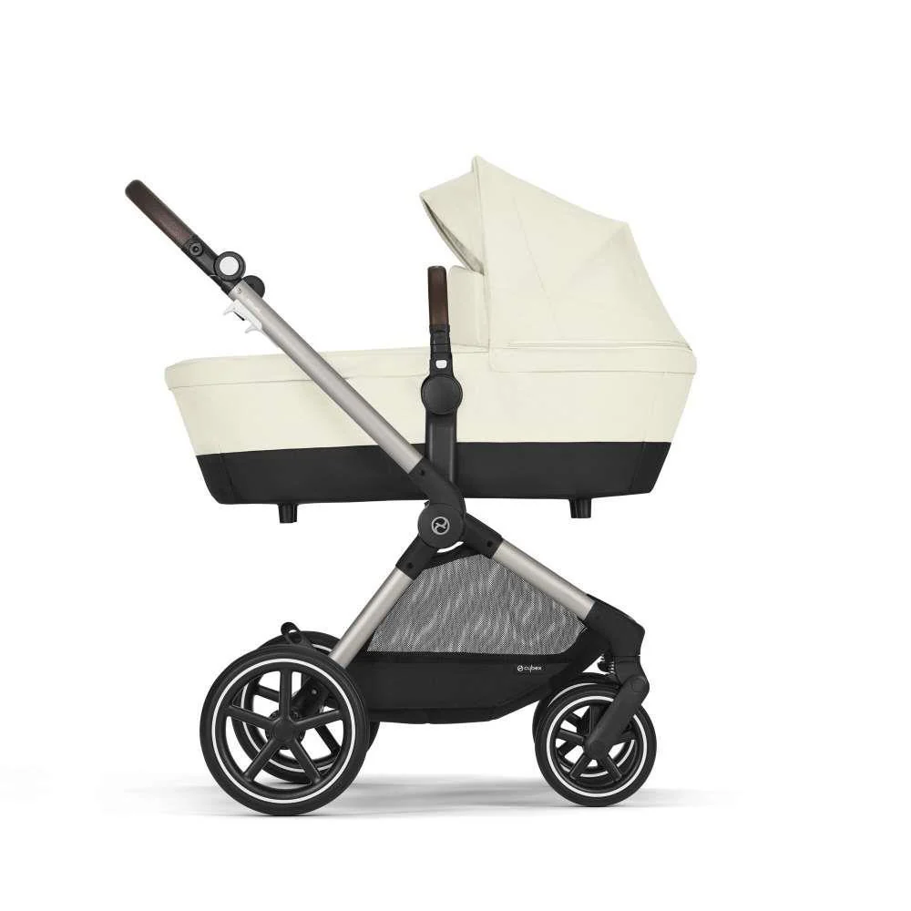 Carrinho Cybex Eos Lux 2 em 1 TPE Seashell Beige - Chassis Taupe - Image 6