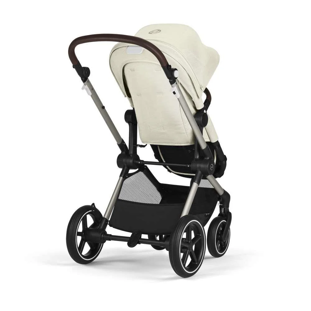 Carrinho Cybex Eos Lux 2 em 1 TPE Seashell Beige - Chassis Taupe - Image 7