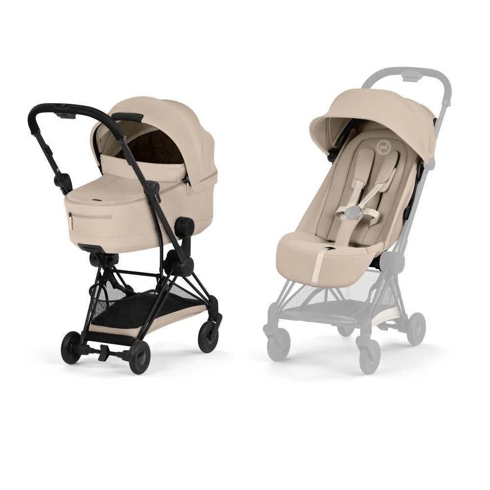 Cybex Platinum Coya Comfort Matt Black Cozy Beige