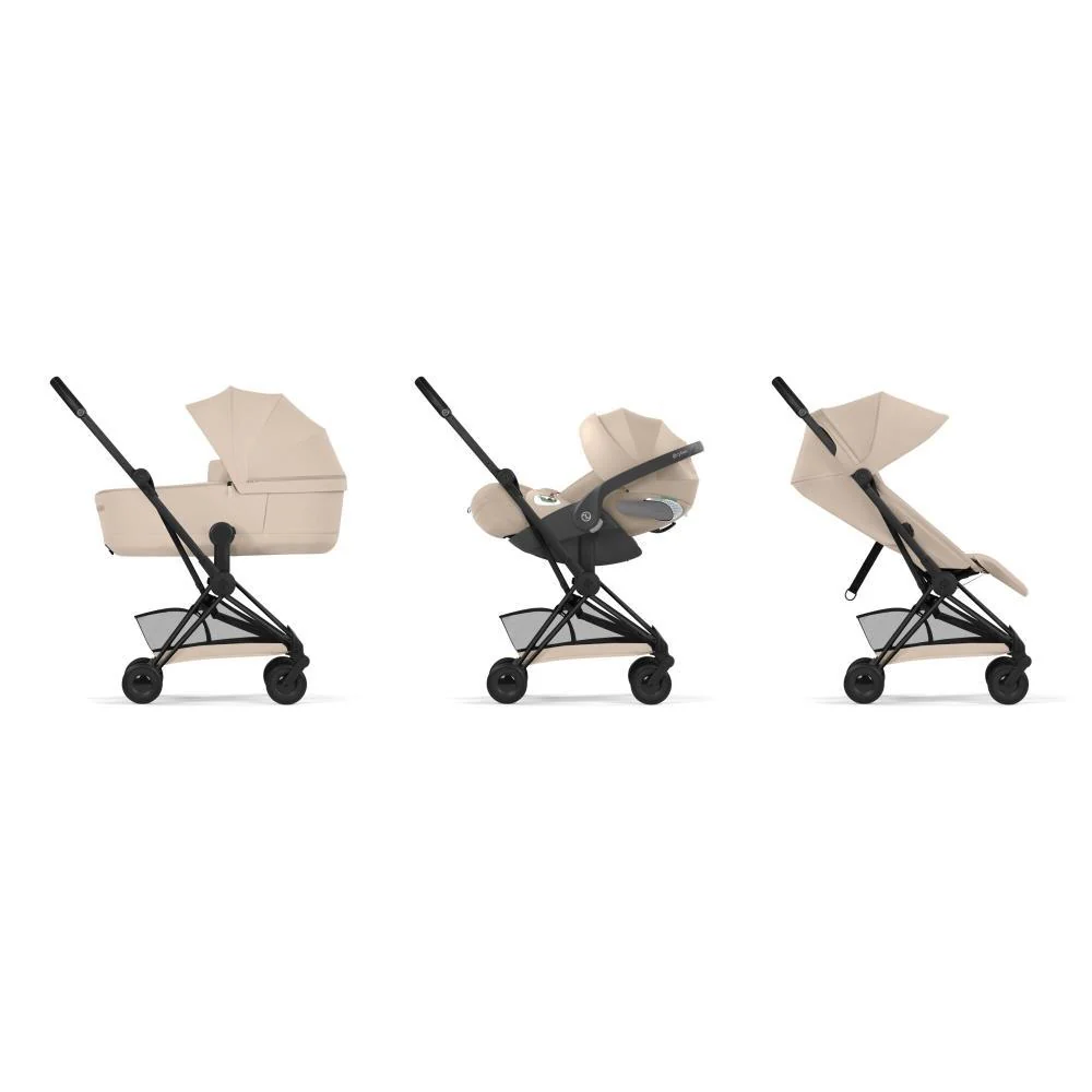 Cybex Platinum Coya Comfort Matt Black Cozy Beige - Image 15