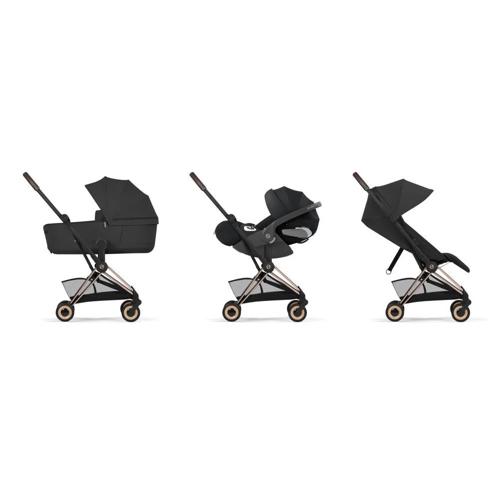 Cybex Platinum Coya Comfort Rosegold Sepia Black - Image 12