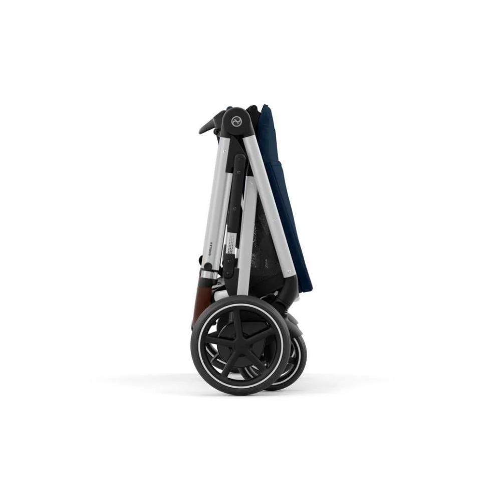 Carrinho Cybex e-Gazelle S SLV Ocean Blue - Chassis Prateado - Image 9