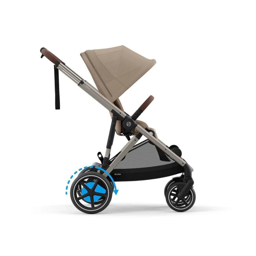 Carrinho Cybex e-Gazelle S TPE Almond Beige - Chassis Taupe - Image 4