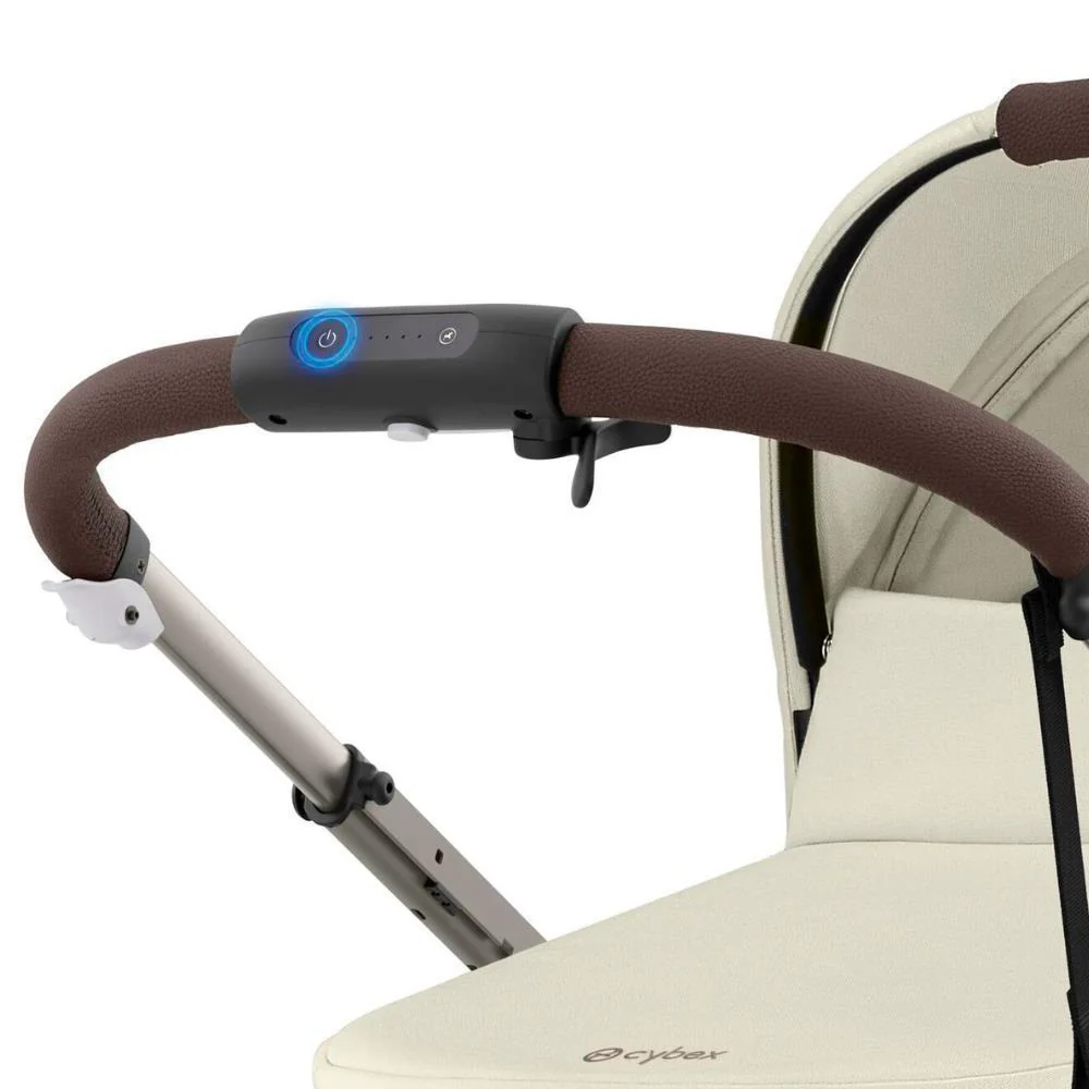 Carrinho Cybex e-Gazelle S TPE Seashell Beige - Chassis Taupe - Image 8