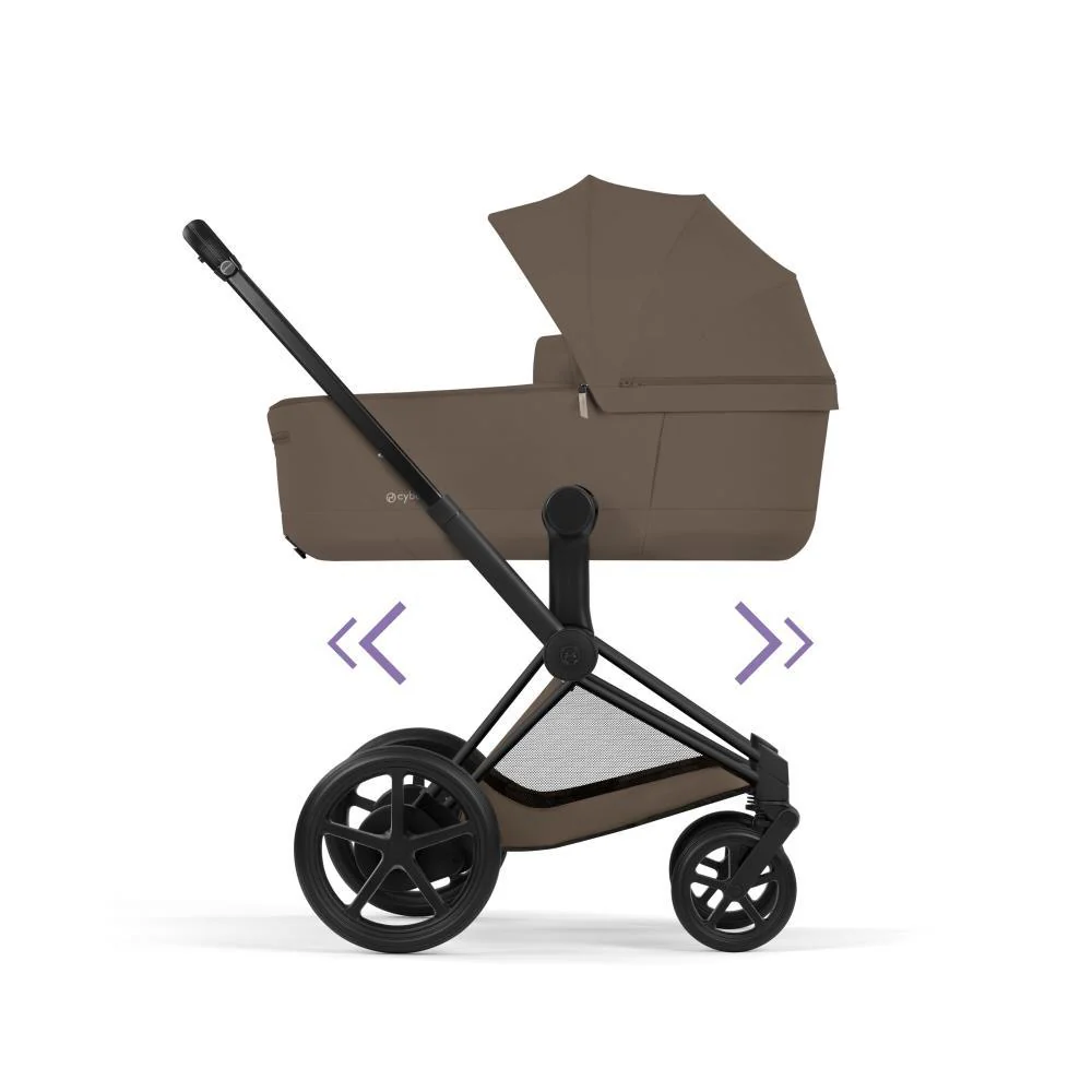 Cybex Platinum e-Priam Comfort Matt Black Coconut Brown - Image 6