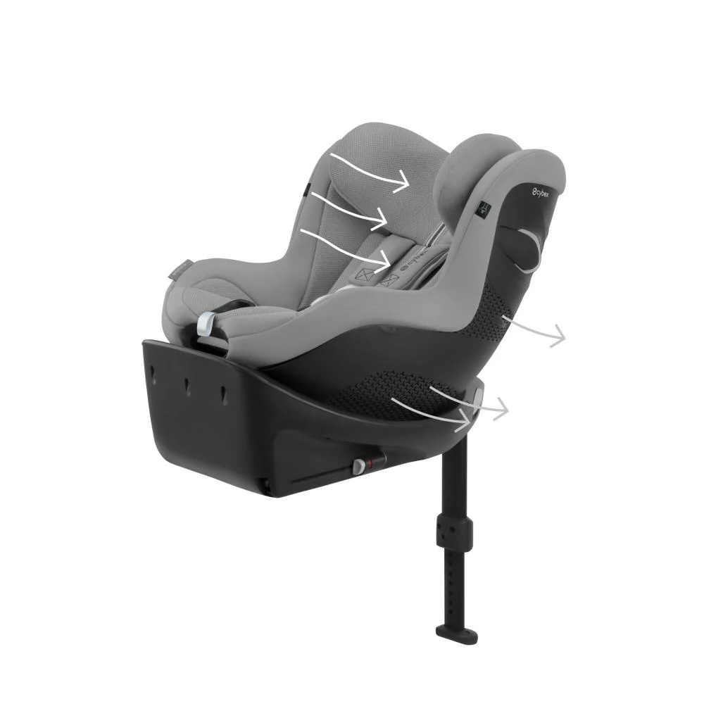 Cybex Sirona Gi Plus i-Size Stone Grey 61-105cm - Image 4