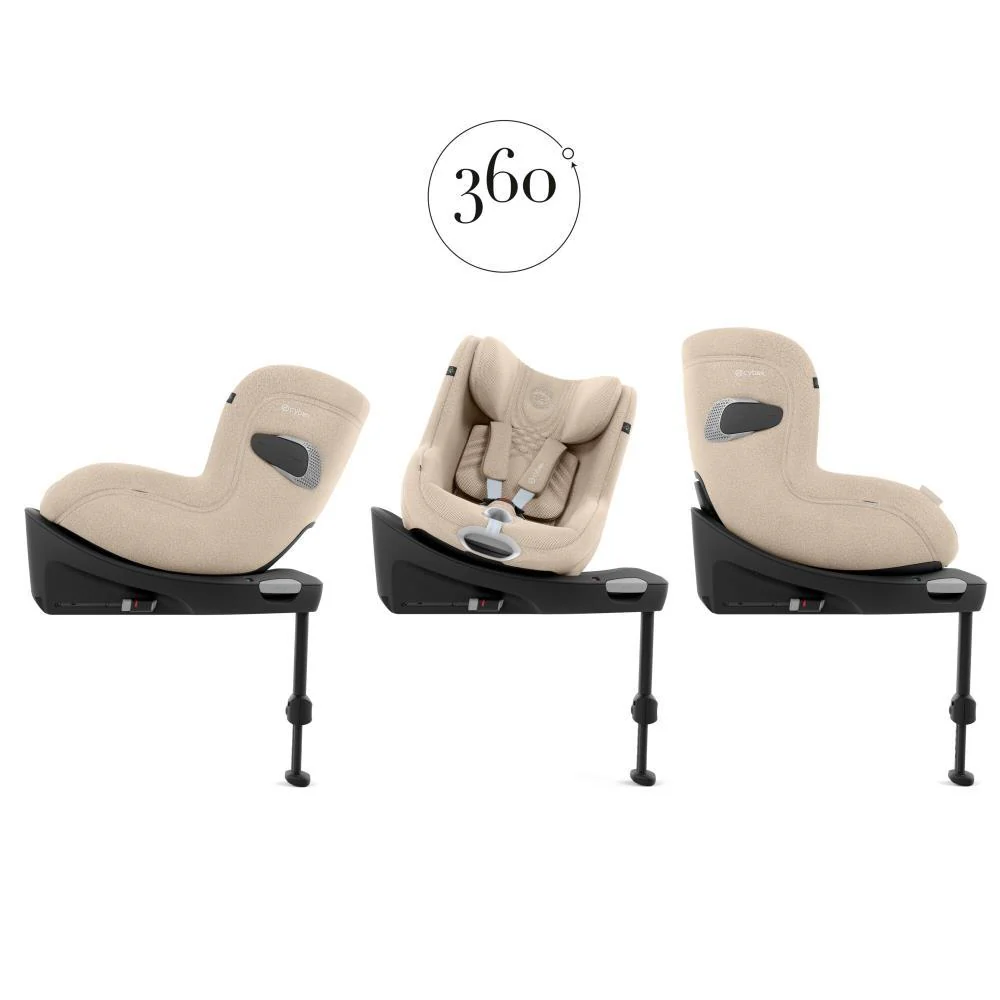 Cybex Sirona Ti i-Size Plus Cozy Beige 40-105cm - Image 2