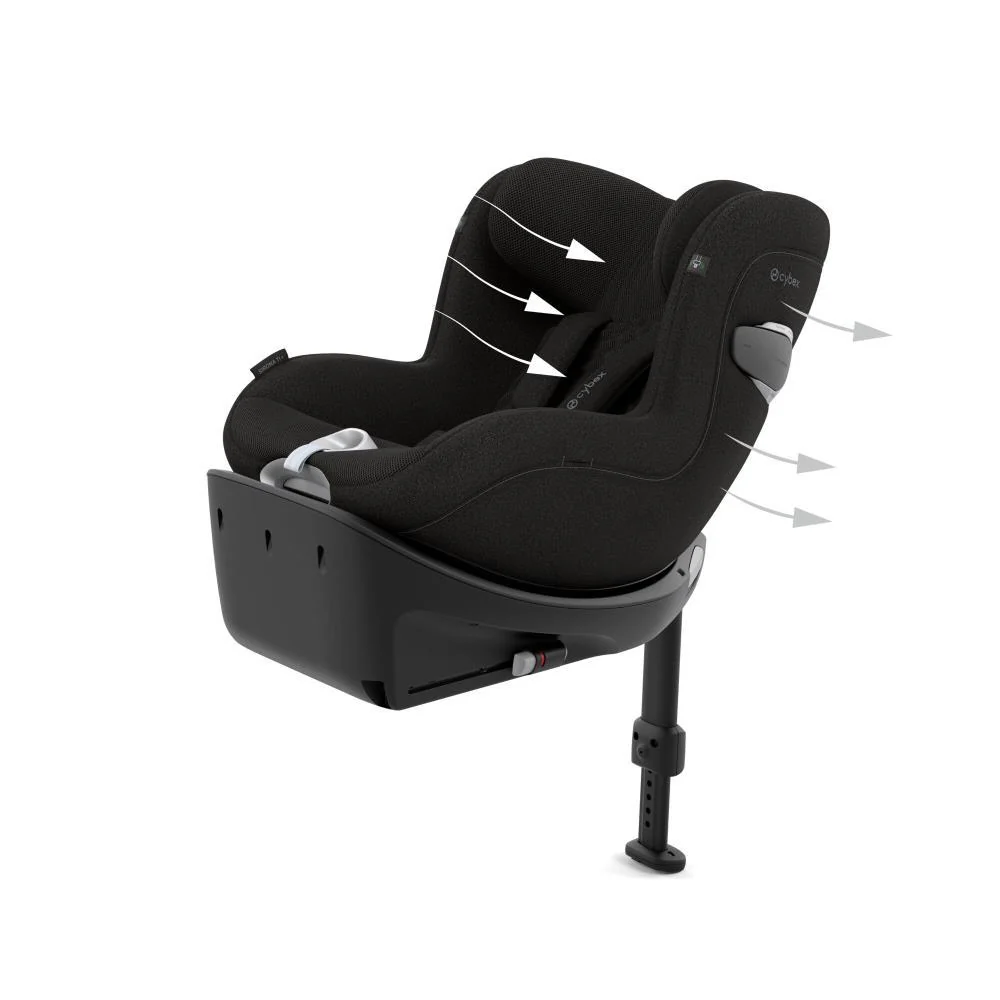 Cybex Sirona Ti i-Size Plus Sepia Black 40-105cm - Image 5