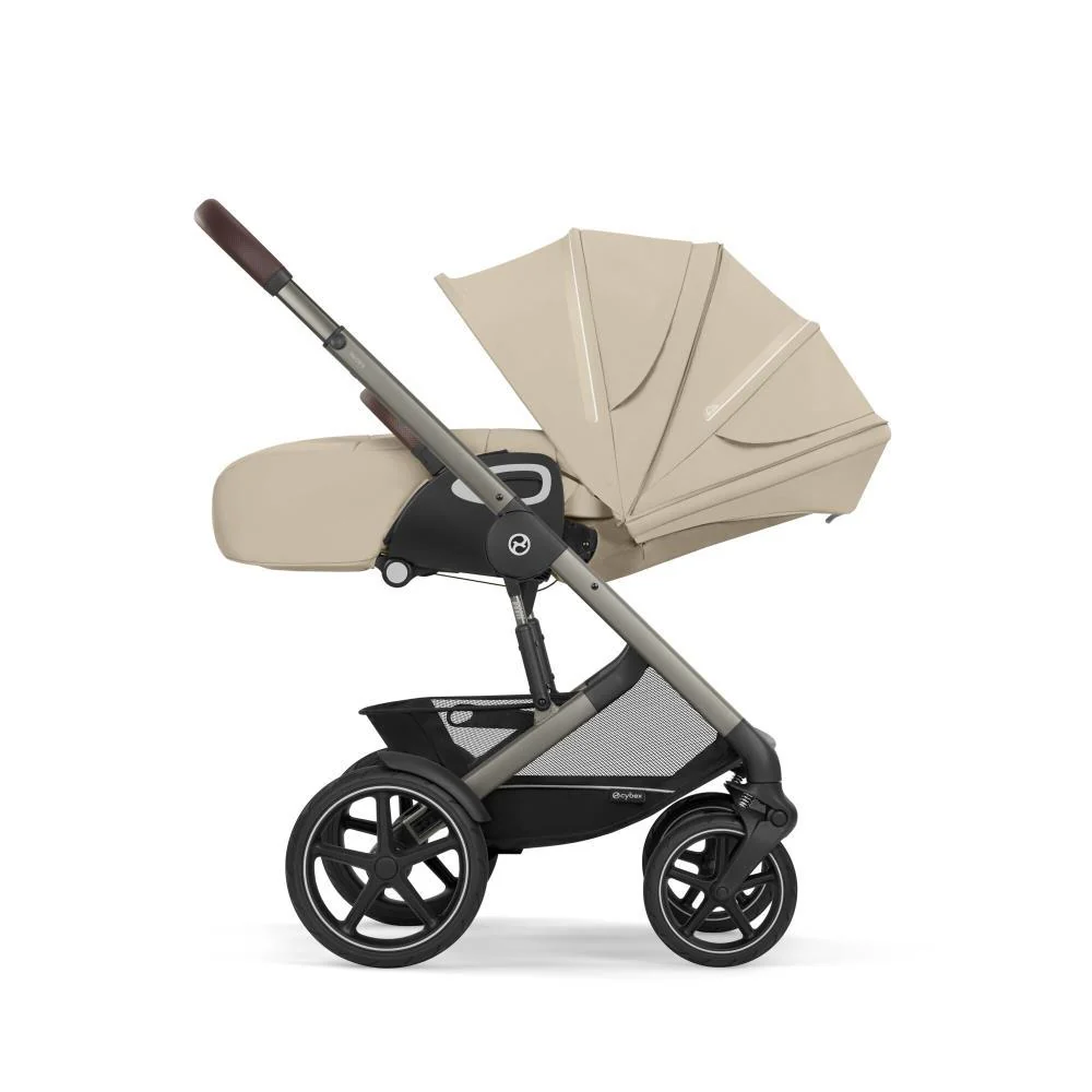 Carrinho Cybex Talos S Lux Almond Beige - Chassis Taupe - Image 3