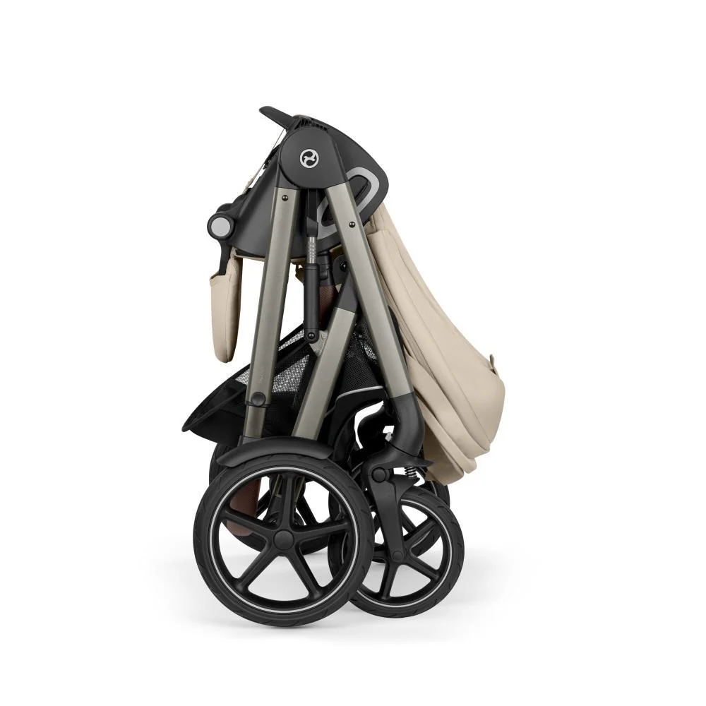Carrinho Cybex Talos S Lux Almond Beige - Chassis Taupe - Image 6