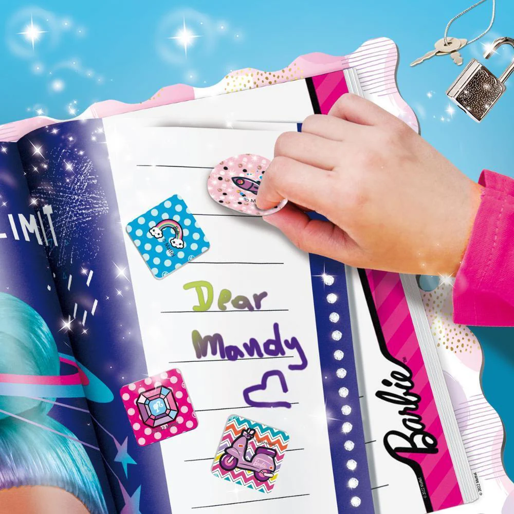 Diário Secreto Barbie com Marcadores e Autocolantes - Image 5