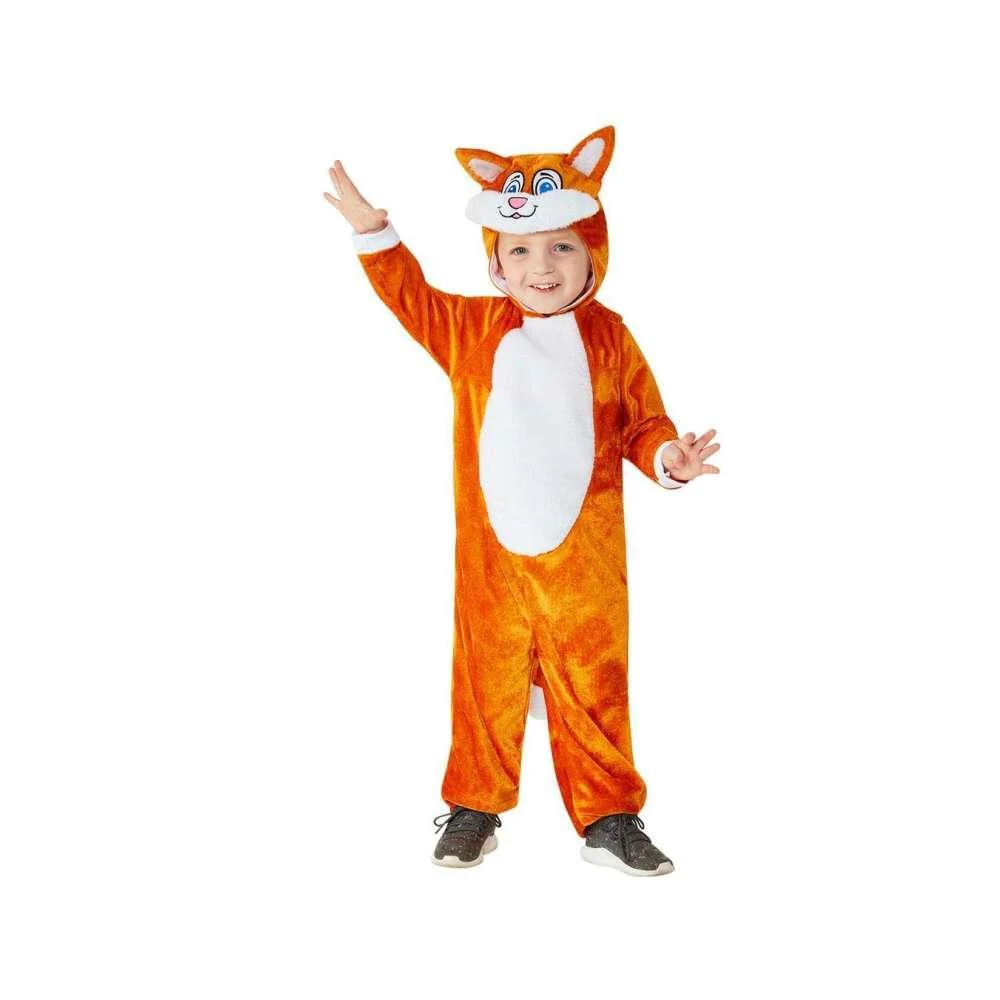 Disfarce Gato Cor de Laranja 1-2 Anos - Image 2