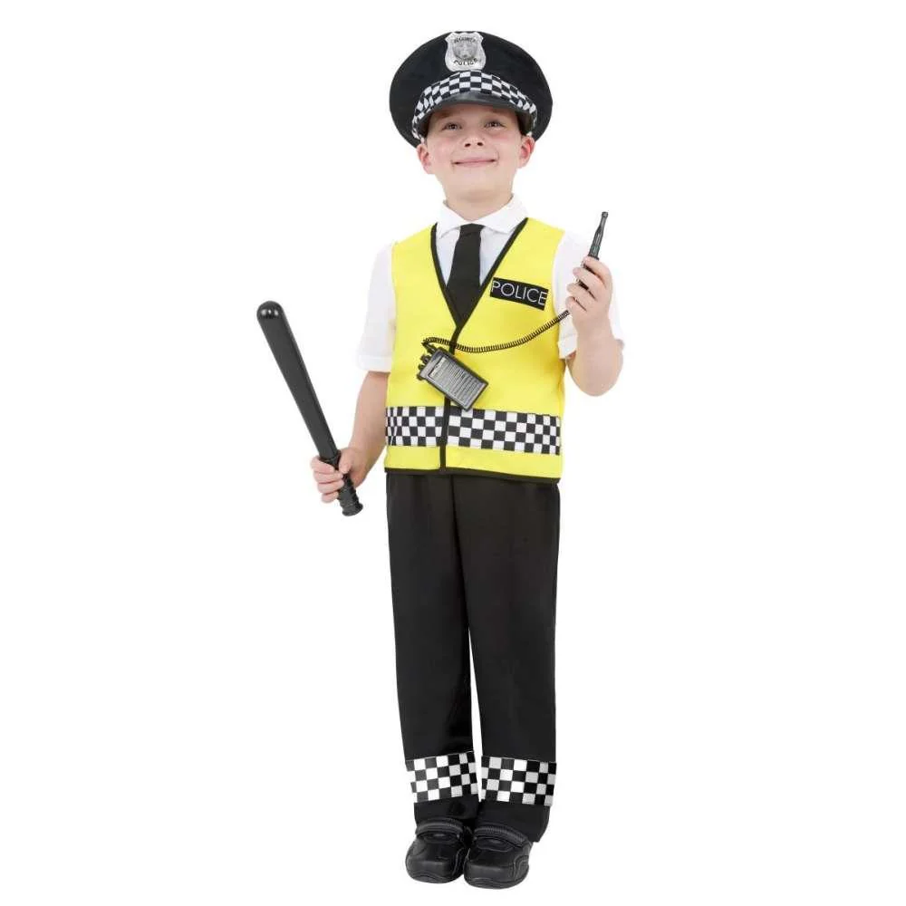 Disfarce Polícia Inglês 7-9 Anos