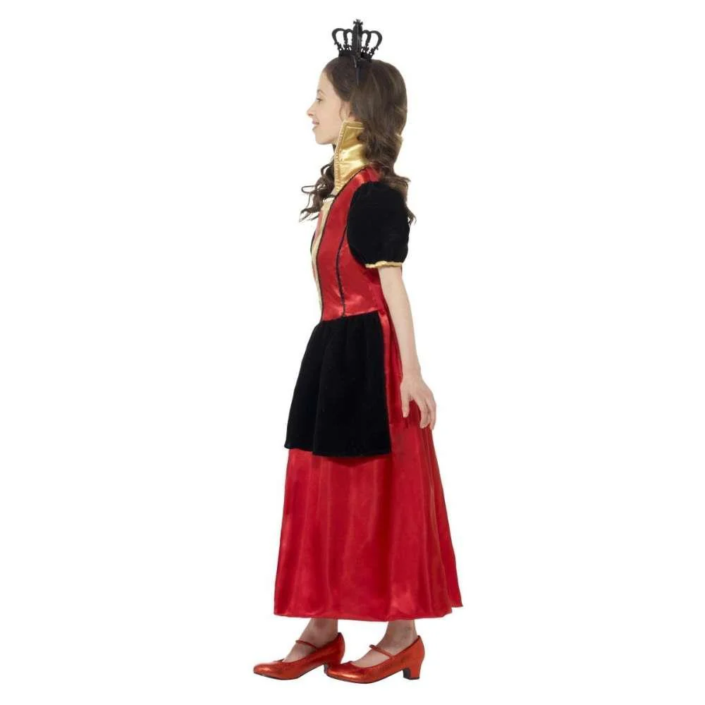 Disfarce Rainha de Copas Vermelho 4-6 Anos - Image 2