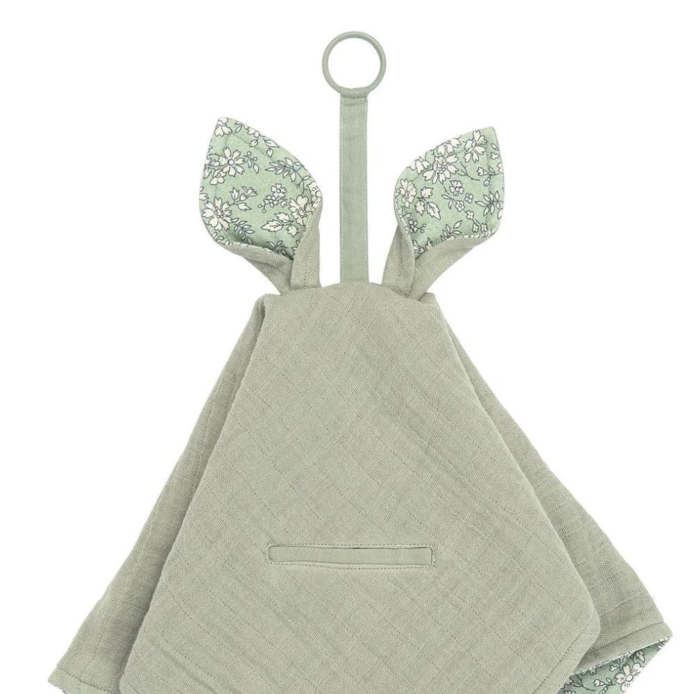 Doudou com Clip para Chupeta Bibs Liberty Kangaroo Capel Sage - Image 2