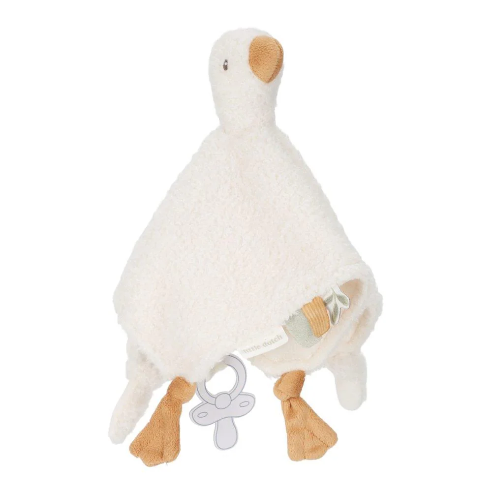 Doudou com Clip para Chupeta Little Dutch Little Goose - Image 2