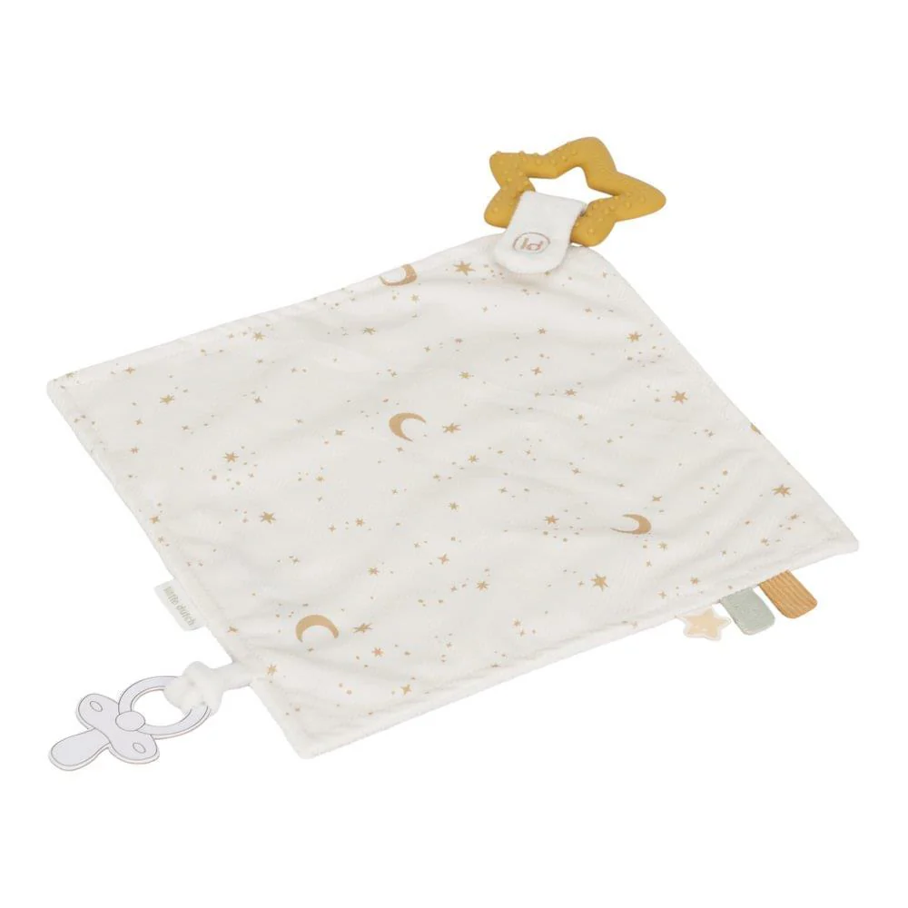 Doudou com Mordedor e Fita para Chupeta Little Dutch Newborn Naturals - Image 3