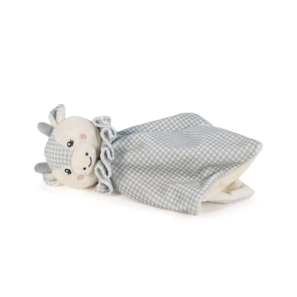 Doudou Pasito a Pasito Cow Little Bloom Grey - Image 2