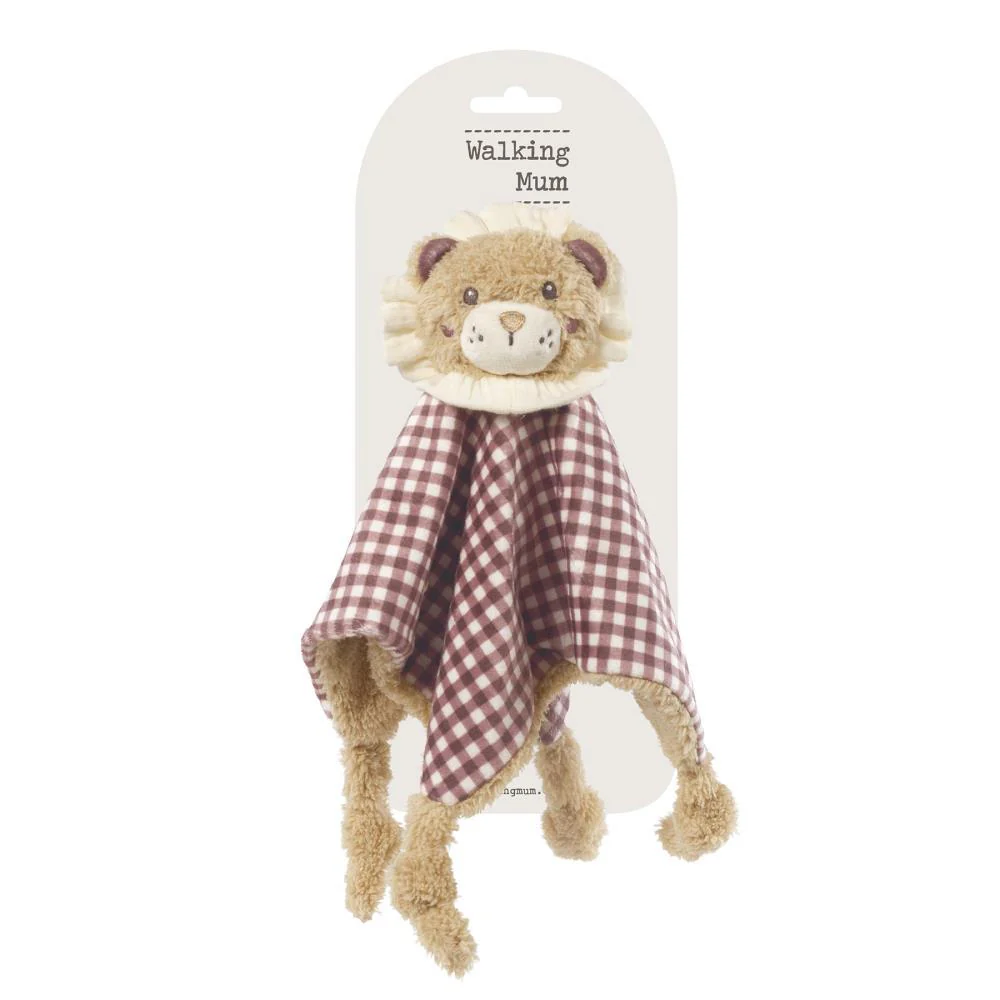 Doudou Walking Mum Lion Gala Cerise - Image 4