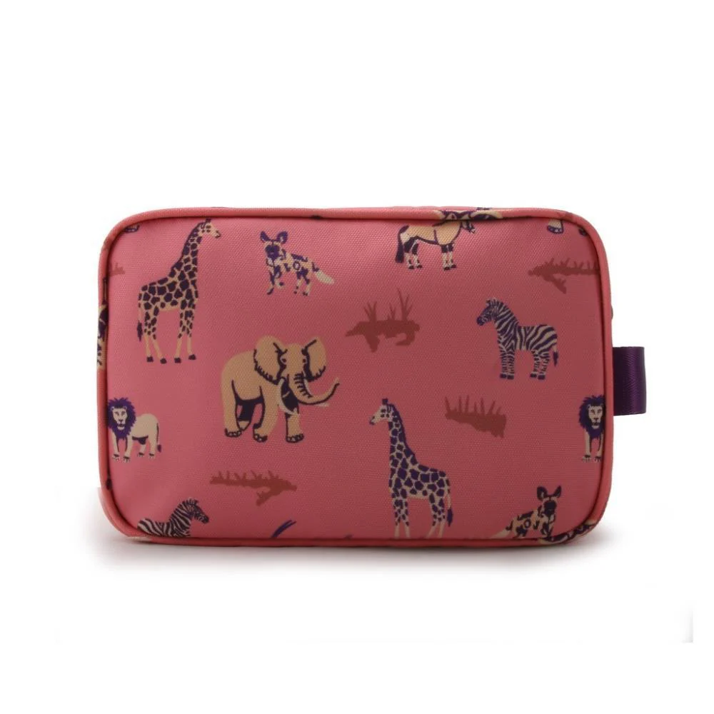 Estojo/Necessaire Burnt Coral & Safari 24x17cm - Image 3