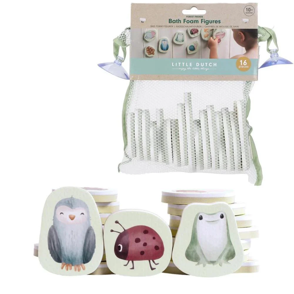Figuras de Banho em Espuma Little Dutch Forest Friends e Fairy Garden