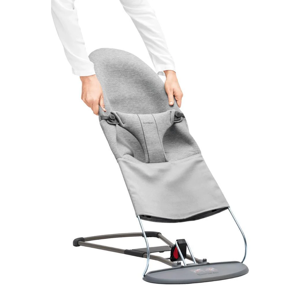Forra 3D Jersey Light Grey para Espreguiçadeira BabyBjörn - Image 4