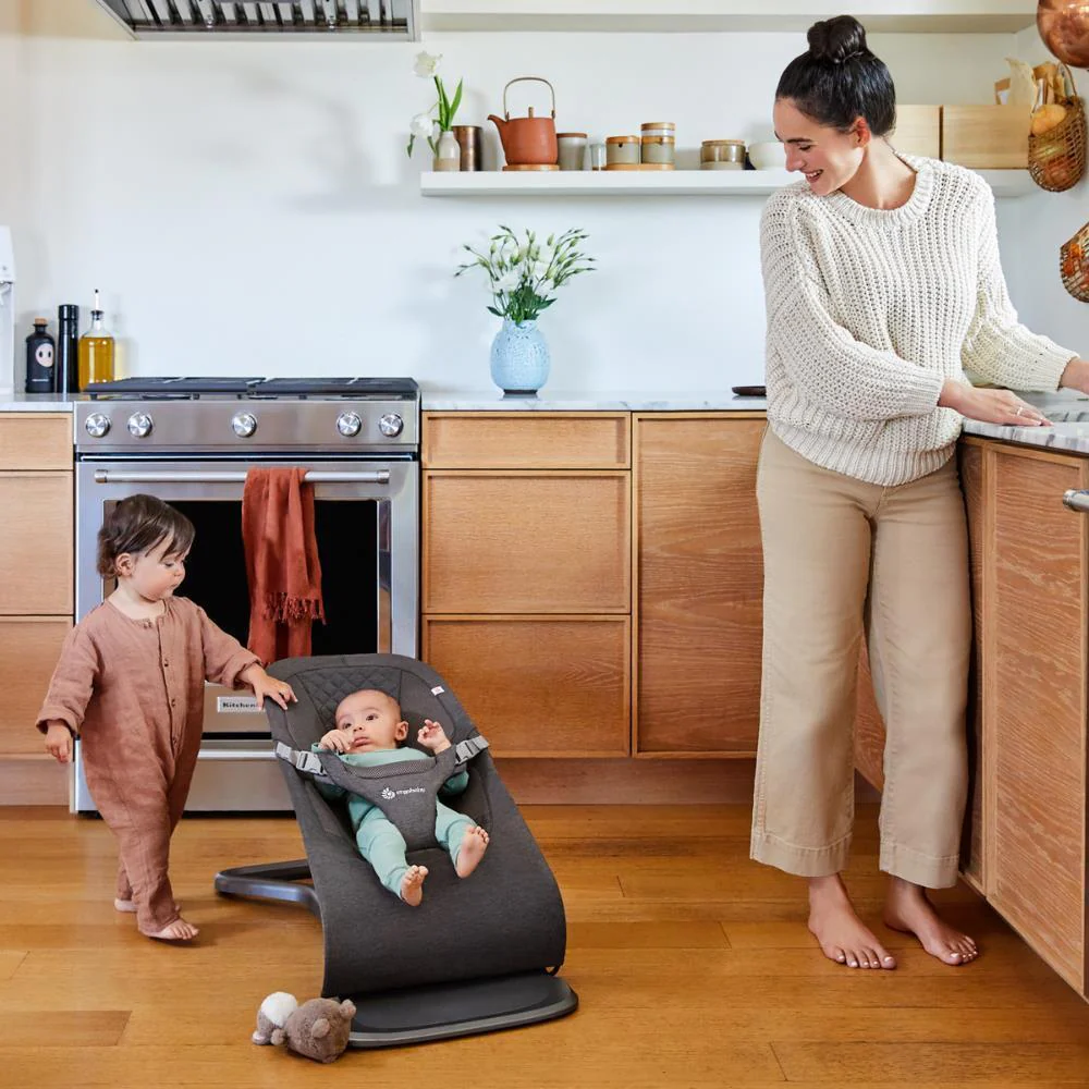 Forra para Espreguiçadeira Ergobaby Evolve Charcoal Grey - Image 12
