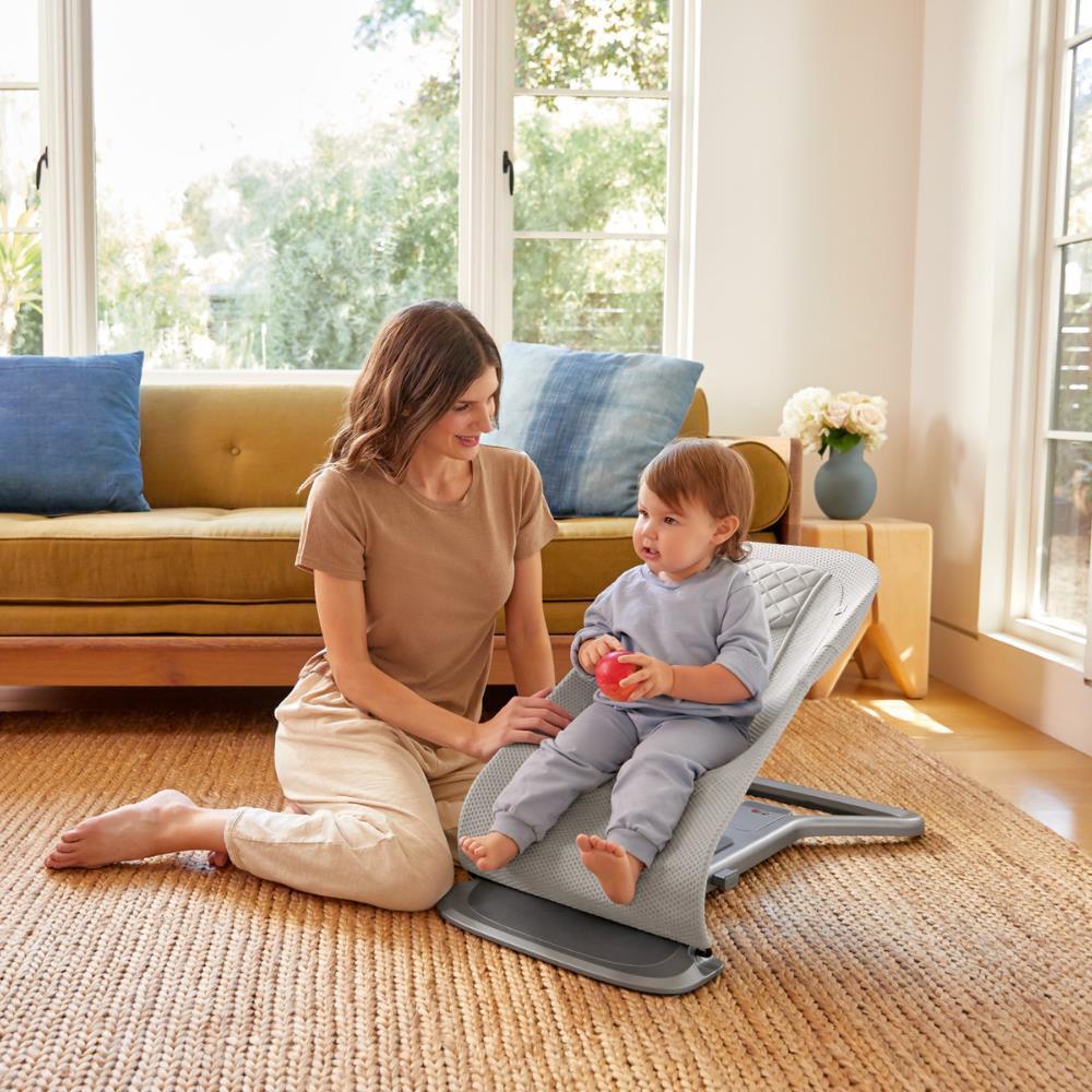 Forra para Espreguiçadeira Ergobaby Evolve Mesh Light Grey - Image 10